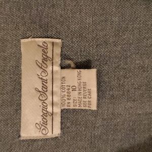 Woman's belted denim dress